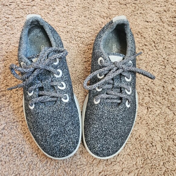 allbirds Shoes - Allbirds Wool Runners Shoes Womens 6 Gray Wool Lace Up Athletic Sneakers